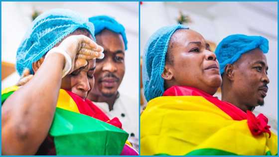 Emotional photos of Chef Faila crying 'tears of joy' after her cook-a-thon drop, releases 1st statement