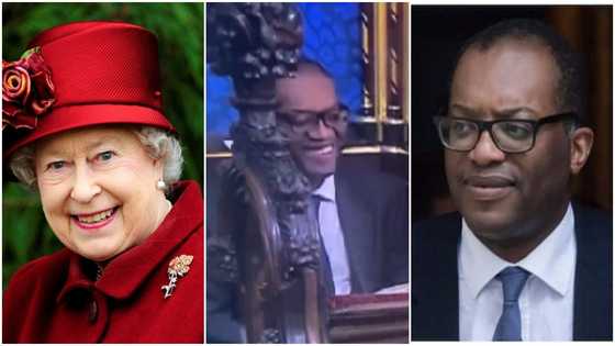 Kwasi Kwarteng slammed on social media for smiling during Queen's funeral