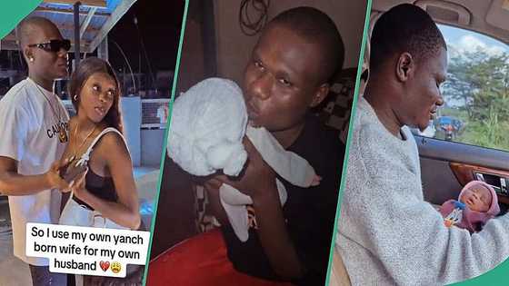 Mum jealous as husband builds a sweet bond with their baby girl, funny video trends