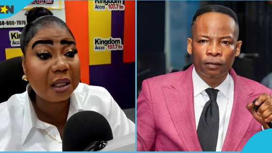 Gospel singer comforts Salifu Amoako in touching video: "I am sure not he knows his son drives"