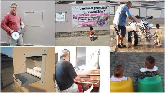 Kindhearted man builds baby-saver box to adopt and take care of kids abandoned by their mothers
