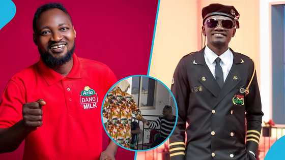 Funny Face and Lil Win engage in friendly banter during reunion on movie set, fans excited