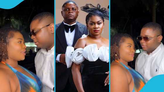 Enock Darko and his beautiful wife Deborah celebrate their five-month wedding anniversary