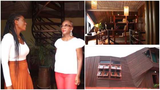 Ghanaian woman is building affordable homes in Ghana using raffia palm