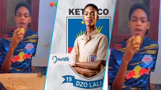 James Lutterodt: Old video of Ketasco's 2021 NSMQ star eating pizza with his roommates sparks tears
