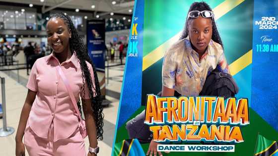 Afronita flies to Tanzania to host dance classes, charges GH¢50 and GH¢100, fans react: "Very cheap"