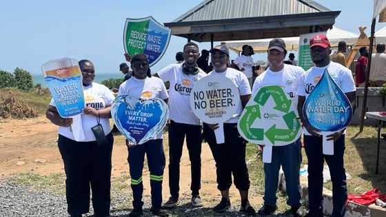 Accra Brewery plc marks World recycling day and World Water Day with “Cheers to nature” initiative