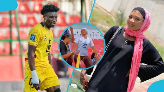 Daddy Lumba’s song gets Kudus' sister dancing at the stadium; Video trends