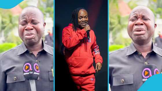 From the heart: Veteran sports journalist cries while honouring Daddy Lumba (Video)