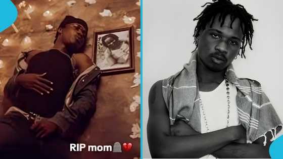 Ghanaian singer, Holyrina breaks down in emotional tribute to late mother during performance