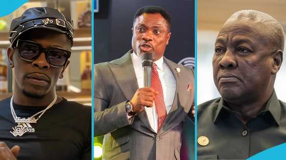 Apostle Emmanuel Nkum claims Shatta Wale outshines President Mahama in popularity