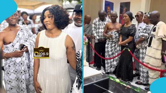 Daddy Lumba's widow Odo Broni fights back tears, denies death allegations in heartbreaking anniversary tribute