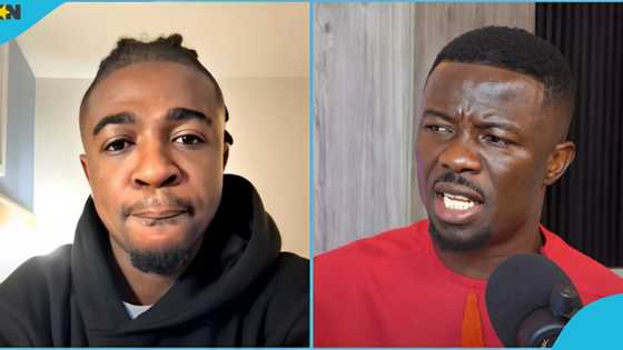 Frank Naro shows humility, begs Kwaku Manu for forgiveness, video evokes sorrow
