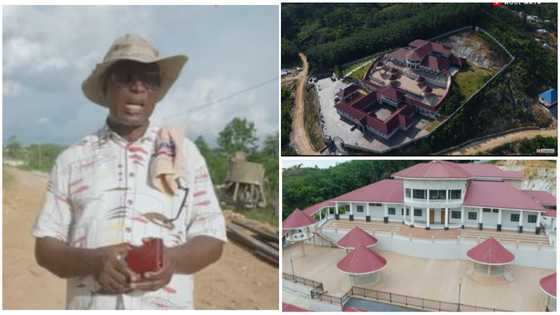 Ghanaian billionaire chooses to live in a castle inside a forest