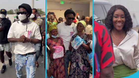 Stonebwoy and his foundation donate and pay outstanding bills of new mothers at Ridge Hospital, videos