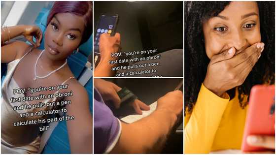 Ghanaian Lady Goes On A Date With An Obroni Man; He Pulls Out A Calculator To Split Bill; Video Stirs Debate