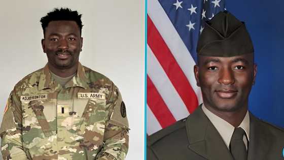 Ghanaian man rejected by Ghana armed forces joins US Army: "Don't give up, embrace disappointment"