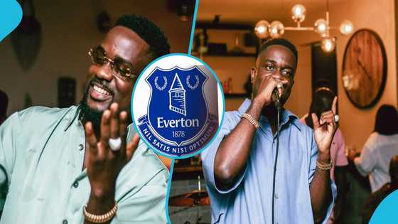 Everton play Sarkodie's Otan in latest video, Ghanaians excited