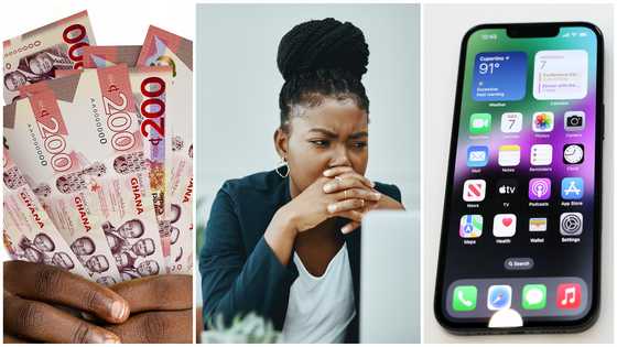 "My man owes GH₵5k but he bought iPhone 13 for me & I'm struggling to ask for my money back" - GH lady