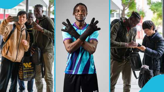 Viral video shows Benjamin Asare getting celebrity treatment after landing in Japan