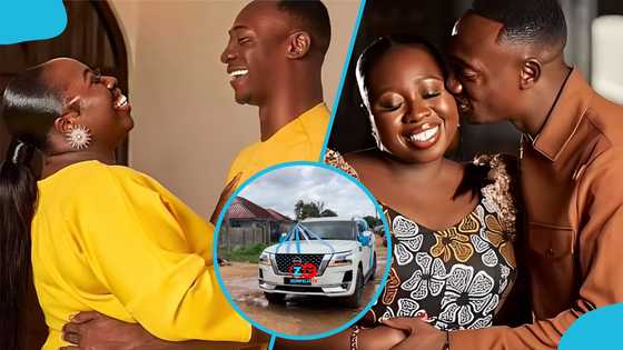 Kumawood actor Salinko appreciates his wife with Nissan Patrol for giving him a business loan