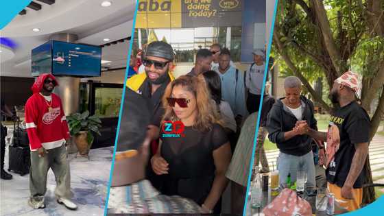 Davido, Rita Dominic and others arrive in Ghana for Richard Armah Quaye's birthday party