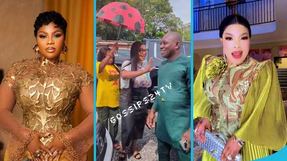 Empress Gifty v Nana Agradaa: Gospel singer given royal welcome at Tema High Court, video trends