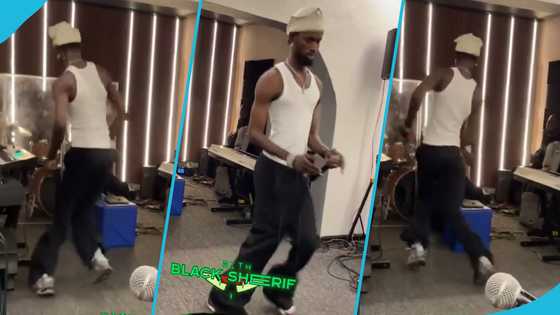 Black Sherif does legwork like Nigeria's Poco Lee during Zaama Disco Concert rehearsals, video drops