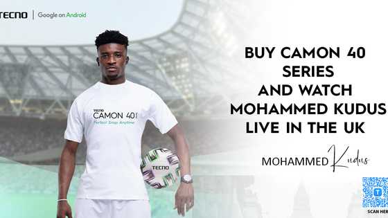 TECNO GH Offers CAMON 40 Consumers A Chance To Win An All-Paid Trip To Watch Kudus Live In The UK