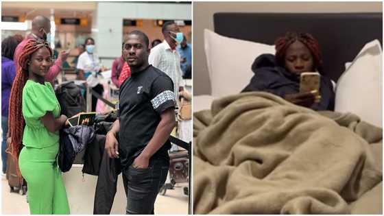 Zion Felix flies younger sis abroad for Bday; she hilariously complains about cold weather in cute video