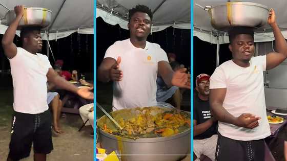 Wode Maya hawks local food at an eatery during his tour of Grenada, video stirs reactions