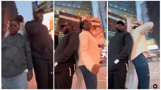 Tracey Boakye: Actress flaunts beautiful family as she dances with husband and kids in New York