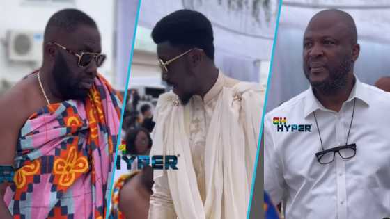 Ofori Sarpong's daughter marries: How Kwame 'Despite', Ibrahim Mahama, others stormed plush wedding