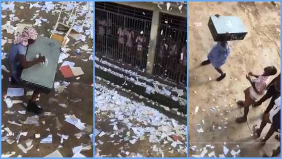 KASS: Students jubilate after writing last WASSCE paper, celebrates with Ronaldo's Siuu celebration