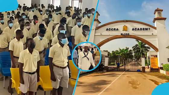 Popular Accra Academy old boy becomes US navy man after graduation from training command, photos emerge