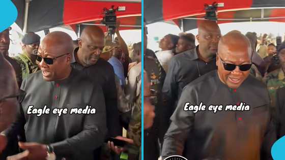 Ibrahim Mahama storms Alhaji Muniru’s funeral to support brother JM, fans praise him
