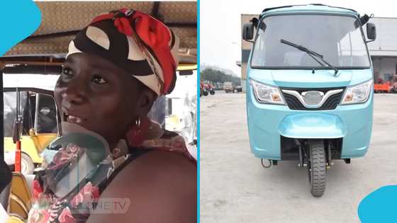 Ghanaian mum funds child's university education with money she makes as a pragya driver