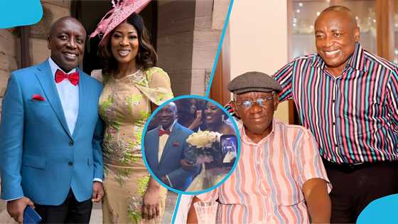 Kwabena Agyapong proudly walks his niece down the aisle as she marries partner in the US, video