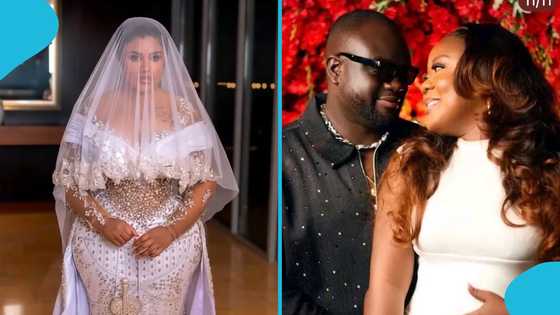 Aba Dope confesses why she wore bridal gown to Kwatemaa's wedding ceremony