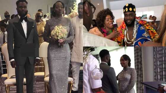 Former President Atta MIlls' son marries in a simple wedding in London; beautiful photos and video pop up