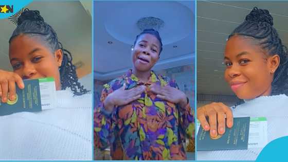 Ghanaian lady rejoices as she relocates to Lebanon to seek greener pastures, thanks God in video