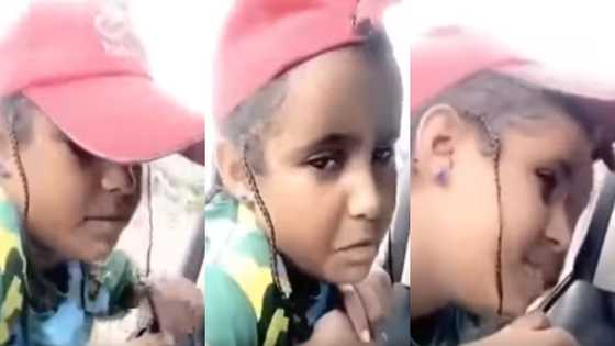 Video of female Nigerian beggar speaking typical 'twi' while asking for money goes viral