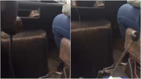 Trotro gear falls off as driver tries to shift it in video; social media reacts