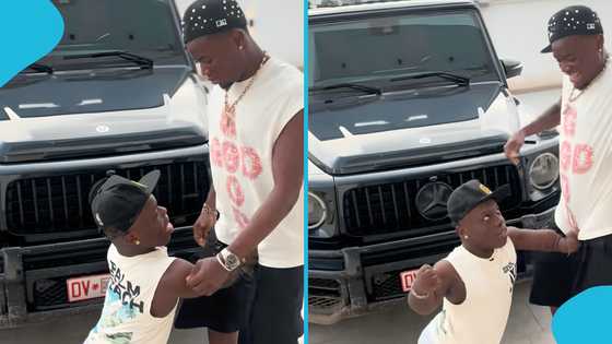 Fatawu Issahaku vibes with self-proclaimed billionaire Shatta Bandle in adorable video