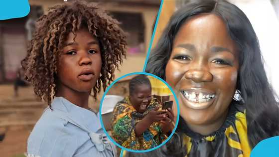 Ghanaian TikToker Ama Yeboah gifts mum a brand new smartphone on her birthday: "Very thoughtful"