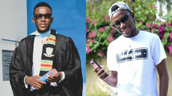 KalyJay melts the web with powerful photos after graduating from university