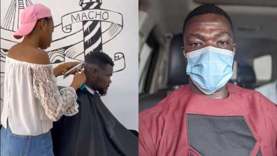 17-year-old girl gives GH influencer Nänä Teä perfect haircut; cute video erupts reactions from peeps