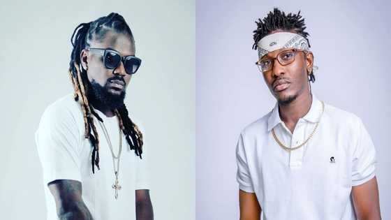 Rare throwback of Samini and Tinny in one photo pops up; shows dreams come true