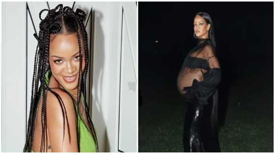 Maternity fashion: Rihanna's daring Oscar party look proves she is ignoring style critics