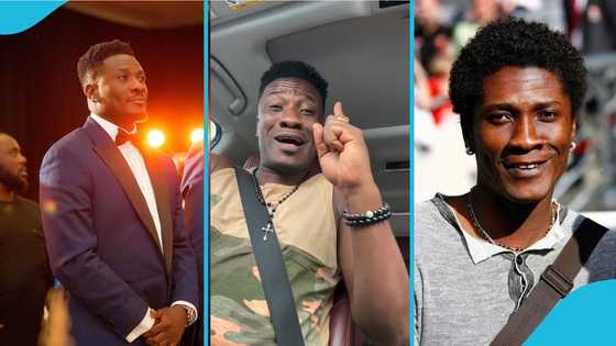 Asamoah Gyan changes drastically as he shaves off facial hair completely